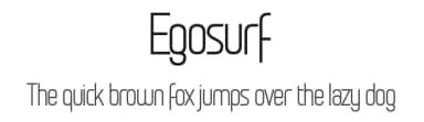 Egosurf by Chequered Ink — Sans Serif Font — thumbnail 1