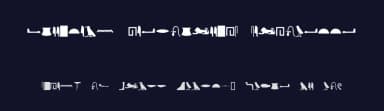 Egyptian Hieroglyphs Silhouette by Lene Arensdorff — Dingbats Font — thumbnail 2