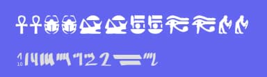 Egyptian Letters by Ding Bang — Dingbats Font — thumbnail 3