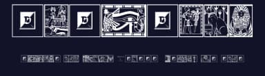 Egyptian by Darrian Lynx — Dingbats Font — thumbnail 2