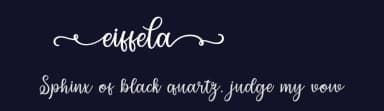 Eiffela by Bexxtype — Script Handwritten Font — thumbnail 2