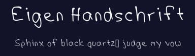 Eigen Handschrift by Sophie Wilps — Script Handwritten Font — thumbnail 2