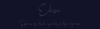 Eilisia by Dav studio — Script Handwritten Font — thumbnail 2