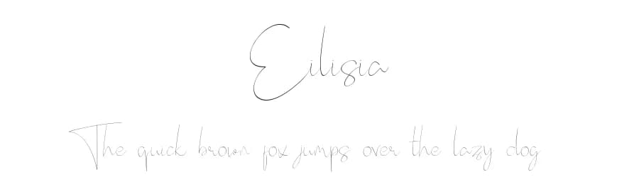 Eilisia by Dav studio — Script Handwritten Font