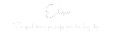 Eilisia by Dav studio — Script Handwritten Font — thumbnail 1