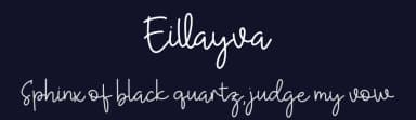 Eillayva by Integritype Studio — Script Handwritten Font — thumbnail 2