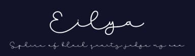 Eilya by Aisyah — Script Handwritten Font — thumbnail 2