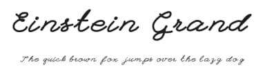 Einstein Grand by Geronimo Font Studios — Script Handwritten Font — thumbnail 1