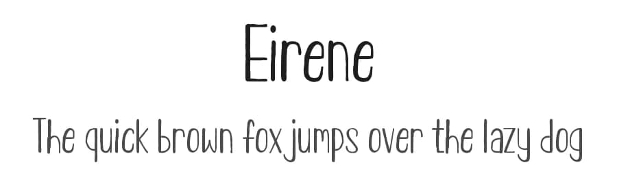 Eirene by Tokopress — Script Handwritten Font