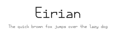 Eirian by GGBotNet — Sans Serif Font — thumbnail 1