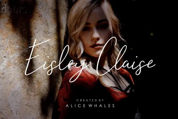 Eisley Claise Font by NendesKombet — Script Handwritten Font