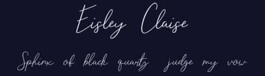 Eisley Claise by NendesKombet — Script Handwritten Font — thumbnail 2