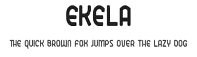 Ekela by AukimVisuel — Sans Serif Font — thumbnail 1