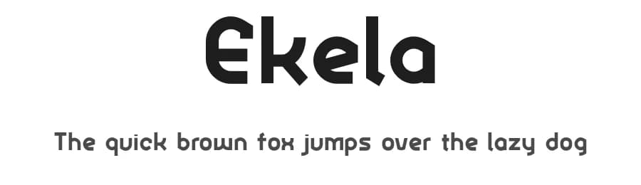 Ekela by AukimVisuel — Sans Serif Font