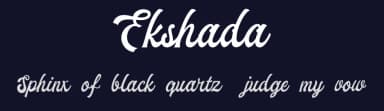 Ekshada by Hasto Nsp — Script Handwritten Font — thumbnail 2