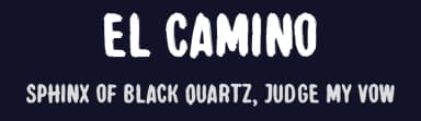 El Camino by Woodcutter — Script Handwritten Font — thumbnail 2