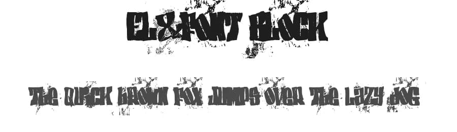 El&Font Block by Jérôme Delage — Script Handwritten Font