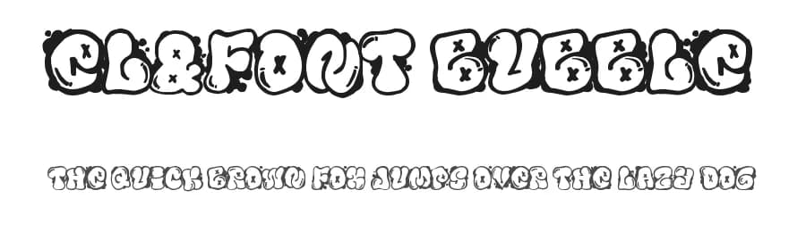 El&Font Bubble by Jérôme Delage — Script Handwritten Font