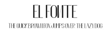 El Fonte by Gilar Studio — Sans Serif Font — thumbnail 1
