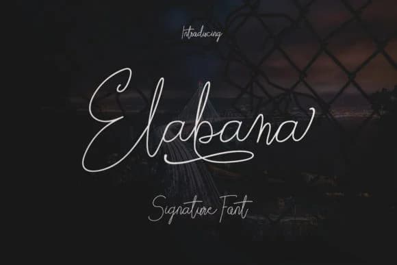 Elabama Font by Mojibam — Script Handwritten Font — preview 1