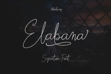 Elabama Font by Mojibam — Script Handwritten Font — thumbnail 1