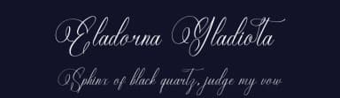 Eladorna Gladiota by Letterena Studios — Script Handwritten Font — thumbnail 2