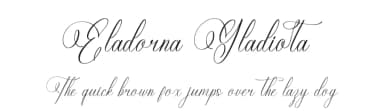 Eladorna Gladiota by Letterena Studios — Script Handwritten Font — thumbnail 1