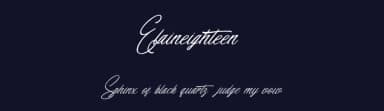 Elaineighteen by Thirtypath — Script Handwritten Font — thumbnail 2