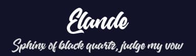 Elande by wisto studio — Script Handwritten Font — thumbnail 2