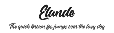 Elande by wisto studio — Script Handwritten Font — thumbnail 1