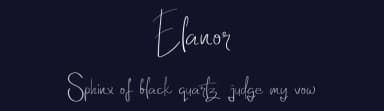 Elanor by LetterStock Std — Script Handwritten Font — thumbnail 2