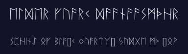 Elder Fuark Daanaasmyhr by Daniel Aasen Myhre — Dingbats Font — thumbnail 2