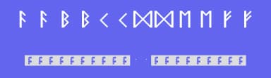 Elder Futhark 2 by Ev Waldron — Dingbats Font — thumbnail 3