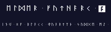 Elder Futhark 2 by Ev Waldron — Dingbats Font — thumbnail 2