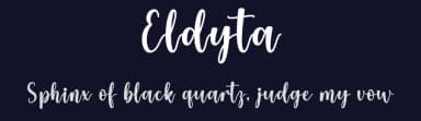 Eldyta by Wahyu Studio — Script Handwritten Font — thumbnail 2