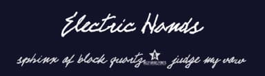 Electric Hands by Billy Argel Fonts ® — Script Handwritten Font — thumbnail 2