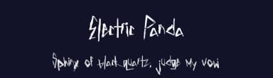 Electric Panda by Dirt2.com - SickCapital — Script Handwritten Font — thumbnail 2