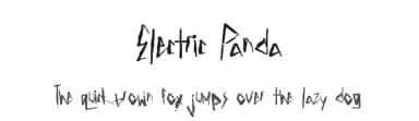 Electric Panda by Dirt2.com - SickCapital — Script Handwritten Font — thumbnail 1