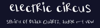 Electric Circus by Des Gomez — Script Handwritten Font — thumbnail 2