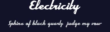 Electricity by Billy Argel Fonts ® — Script Handwritten Font — thumbnail 2
