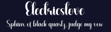 Electricstove by Andi Moz — Script Handwritten Font — thumbnail 2