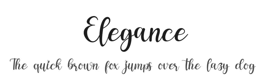 Elegance by Winarko — Script Handwritten Font