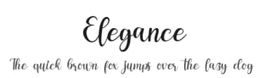 Elegance by Winarko — Script Handwritten Font — thumbnail 1
