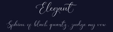 Elegant by AV Type — Script Handwritten Font — thumbnail 2