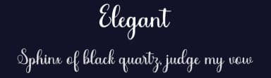 Elegant by Sugeng Choirul — Script Handwritten Font — thumbnail 2