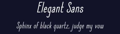 Elegant Sans by Royaltype — Sans Serif Font — thumbnail 2