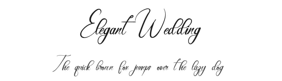 Elegant Wedding by Erik Studio — Script Handwritten Font