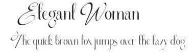 Elegant Woman by NihStudio — Script Handwritten Font — thumbnail 1