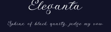 Eleganta by Misti's Fonts — Script Handwritten Font — thumbnail 2