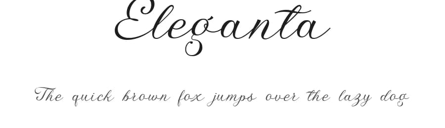 Eleganta by Misti's Fonts — Script Handwritten Font